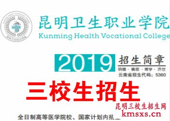 2019年昆明卫生职业学院（骨伤科）三年制专科招生专业